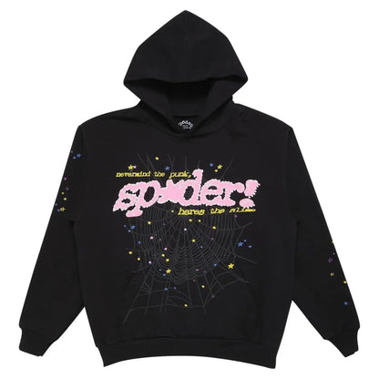 "Speeder" Hoodie Black/Pink