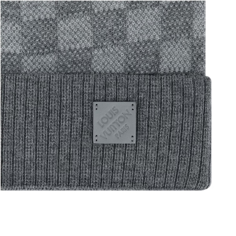 "VL" Beanie Grau