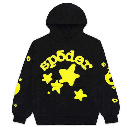 "Speeder" Hoodie Black/Yellow