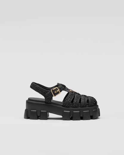 Gehäkelte Monolith Sandalen