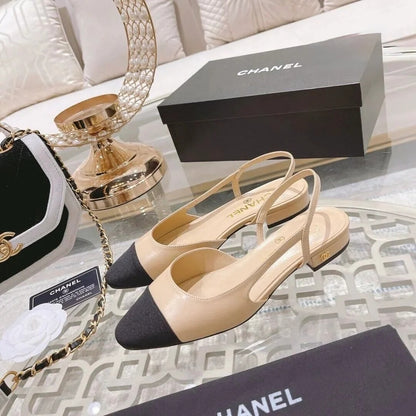 Ballerinas mit Absätzen