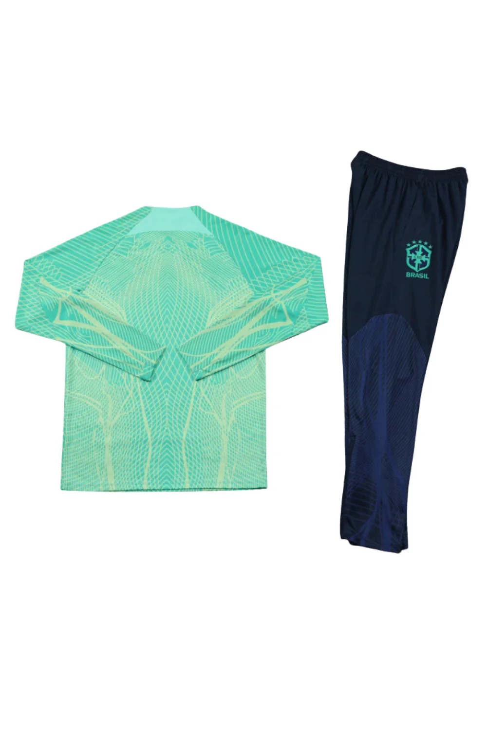Dark Blue and Green Tracksuit