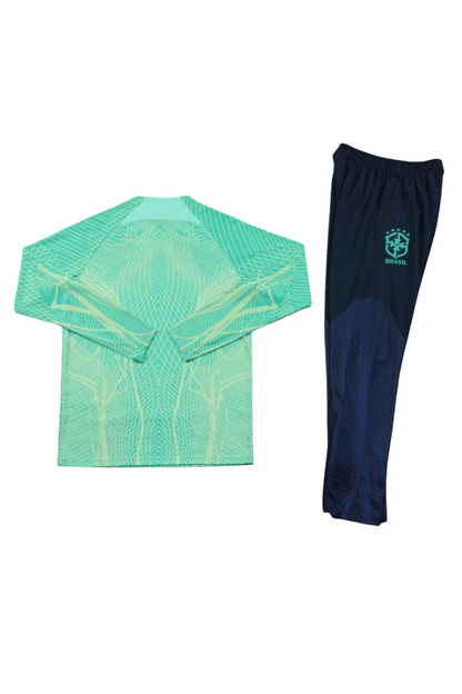 Dark Blue and Green Tracksuit