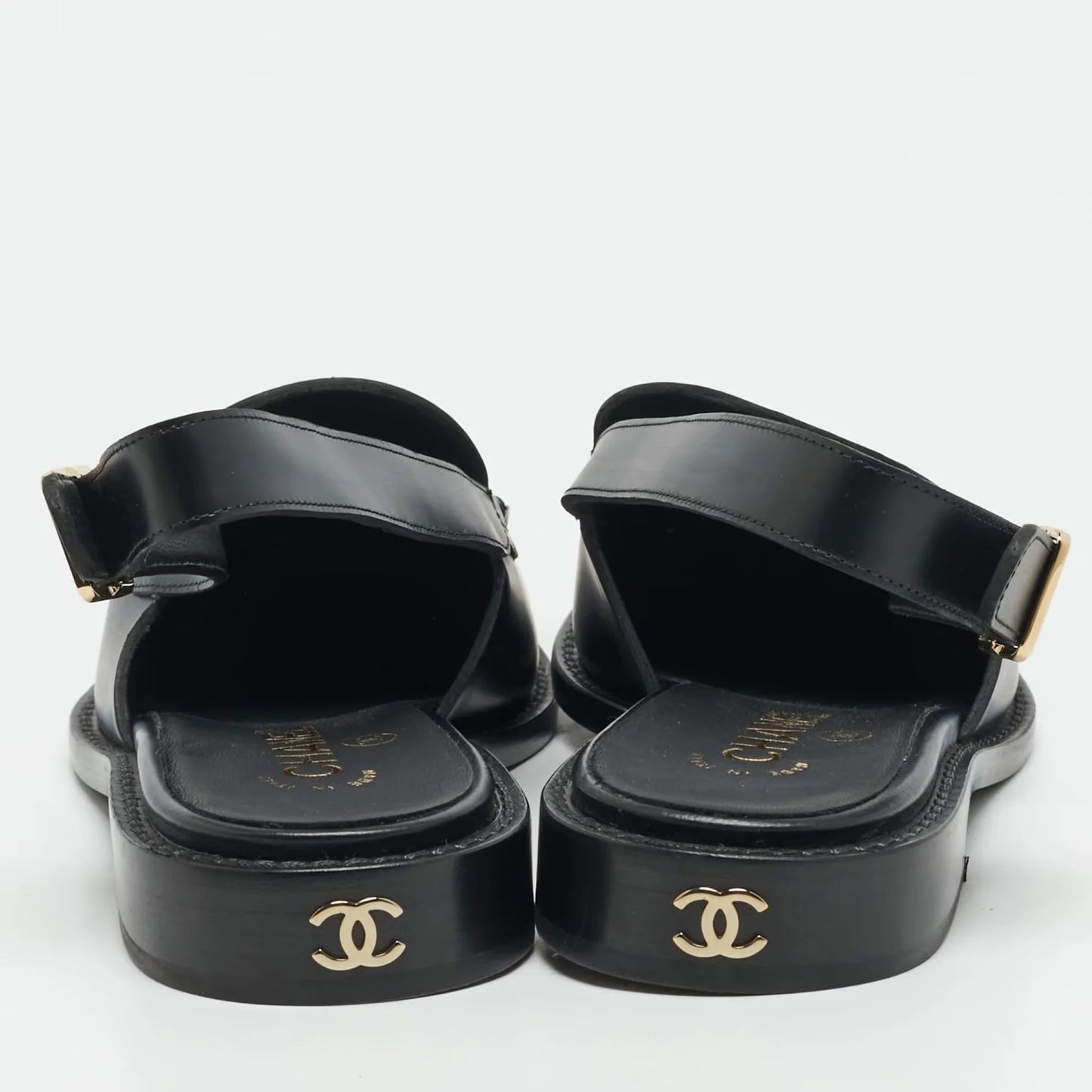 Flache Loafer Schwarz