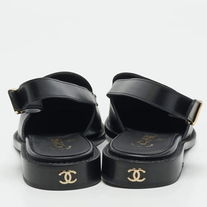 Flache Loafer Schwarz
