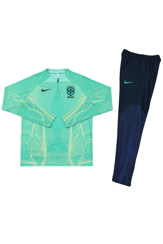 Dark Blue and Green Tracksuit
