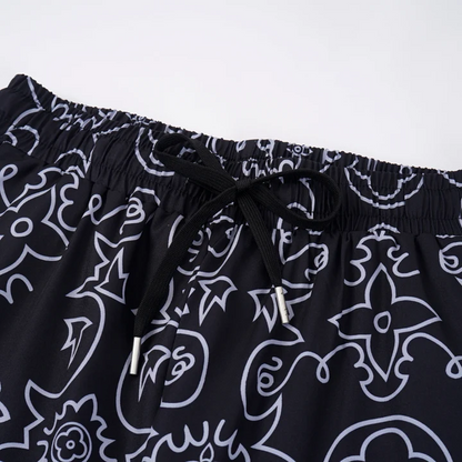 Monogram Short Set Premium Baumwolle
