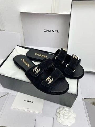 DOUBLE VELOUR SANDALEN