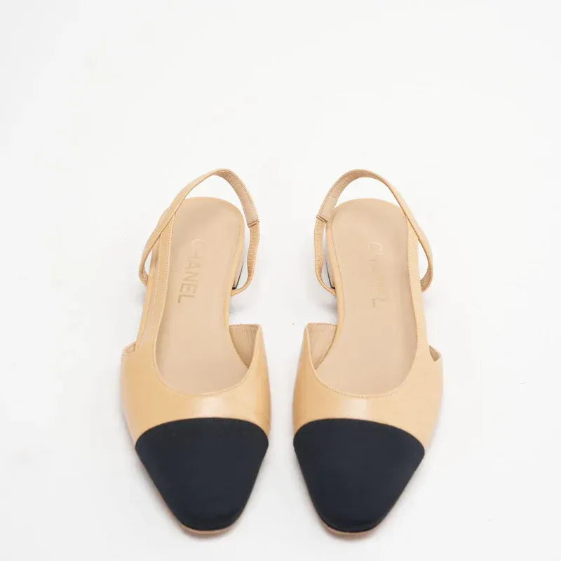 Ballerinas mit Absätzen
